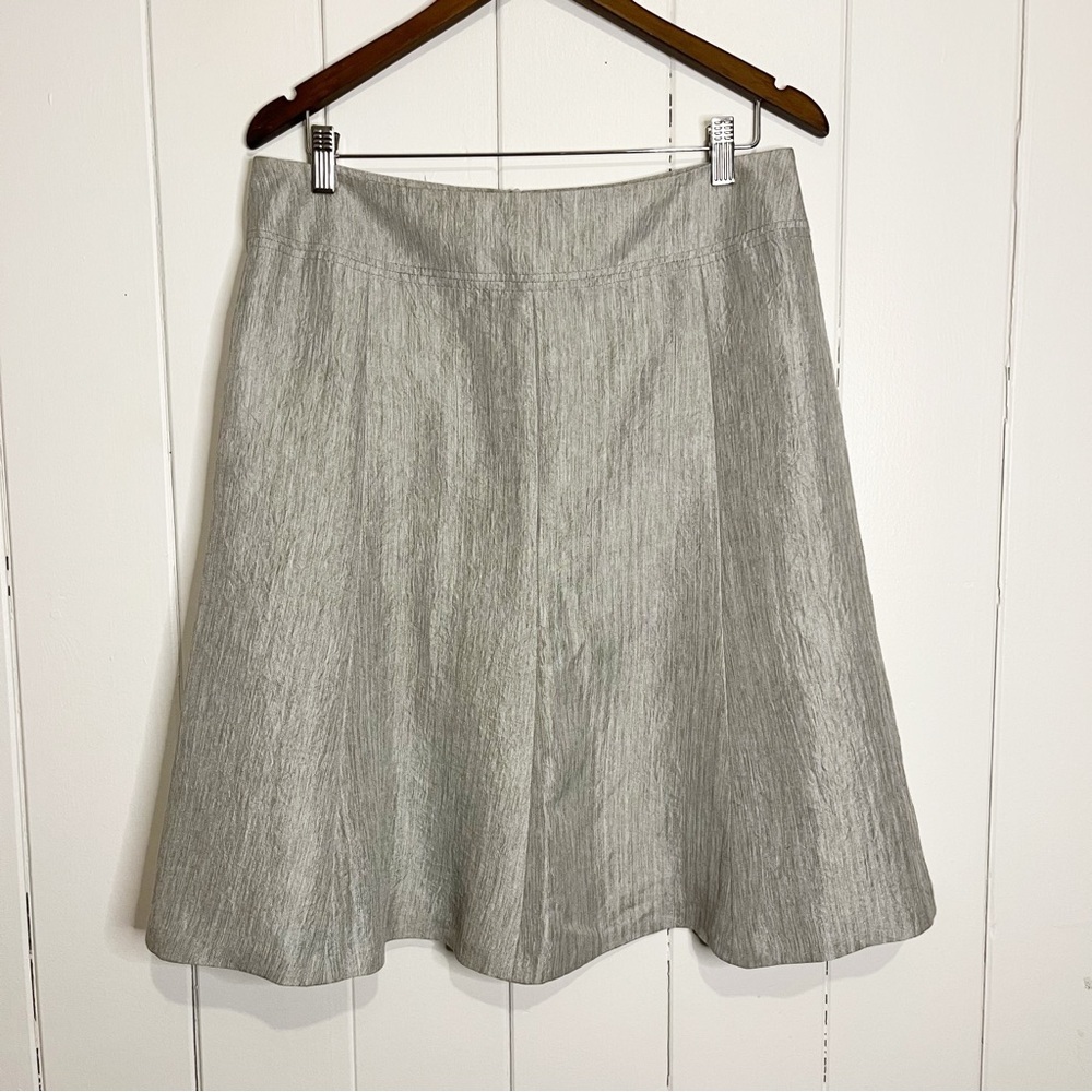 Proportion Petite Conrad C Silver Skirt. Size 12.